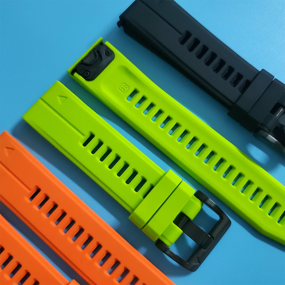 Мягкая силиконовая лента для Garmin Fenix 6 6X/5X Plus 3 3HR Quick Release наручный ремешок для Fenix6 5/Forerunner 945 935 ремешок для часов