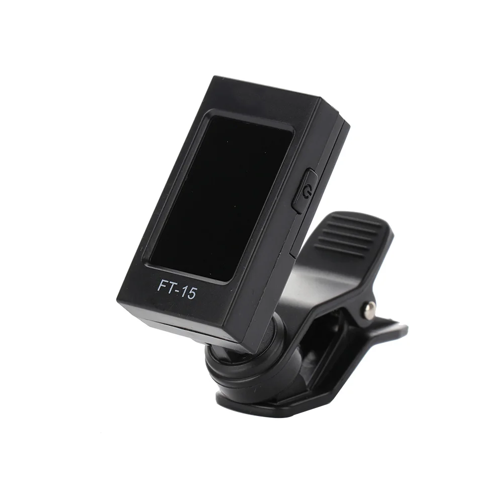 Universal Portable FT-15 Clip-on Electric Tuner for Guitar Chromatic Bass Violin Ukulele