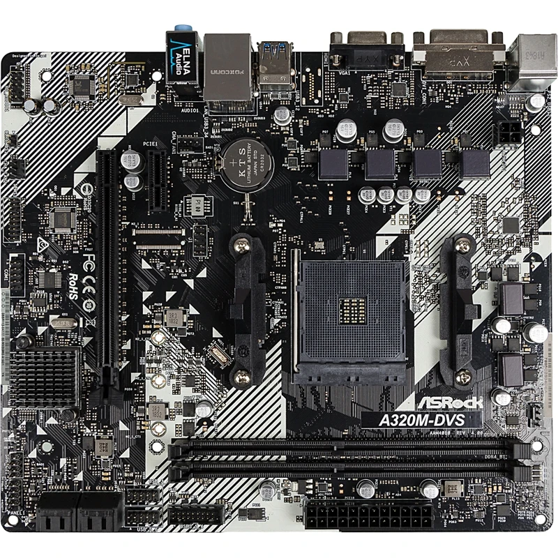 Материнская плата ASROCK A320M-DVS R4.0