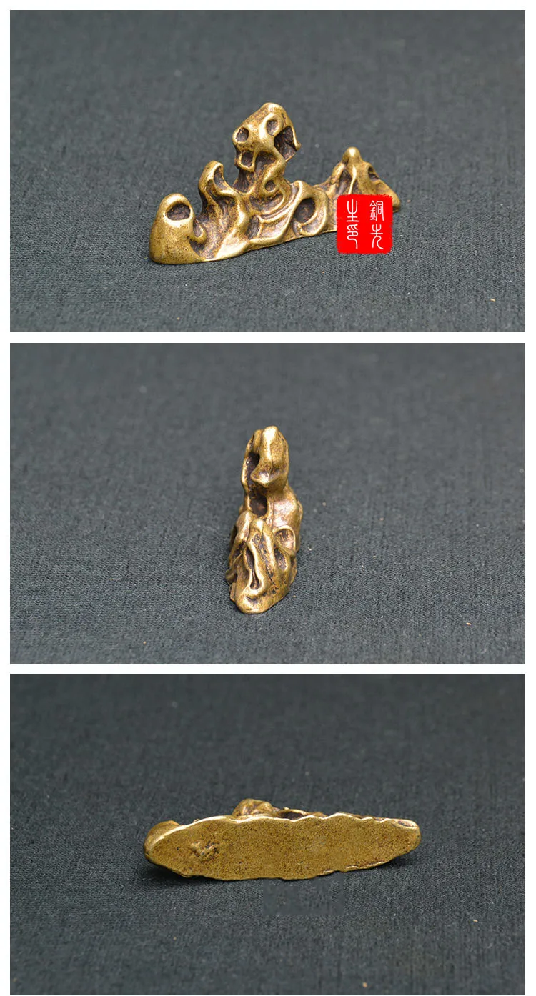 Bronze Miniature Mountain Micro Landscape Decorations (10)