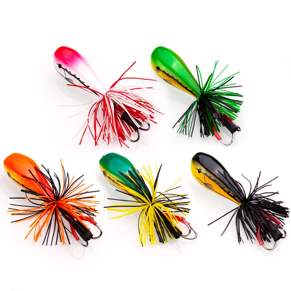 OBSESSION 5.5cm 9g swim Hard Frog Lure Artificial fishing hard lures Jump Frog bait fishing tackle 