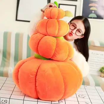 

Halloween Simulation Stuffed Pumpkin Plush Toy Throw Pillow Home Car Decor Gift Toy for children sofa bed birthday Gadget gifts