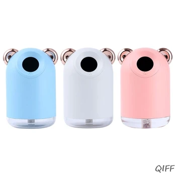 

Cartoon LED Night Lamp Aroma Essential Diffuser Air Humidifier Purifier 220ml