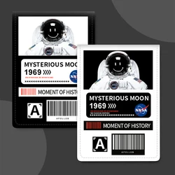 1PC Astronaut Printing Card Case Driving License Leather Case Creative Card Case Cartoon Driving License Card Case PU leather