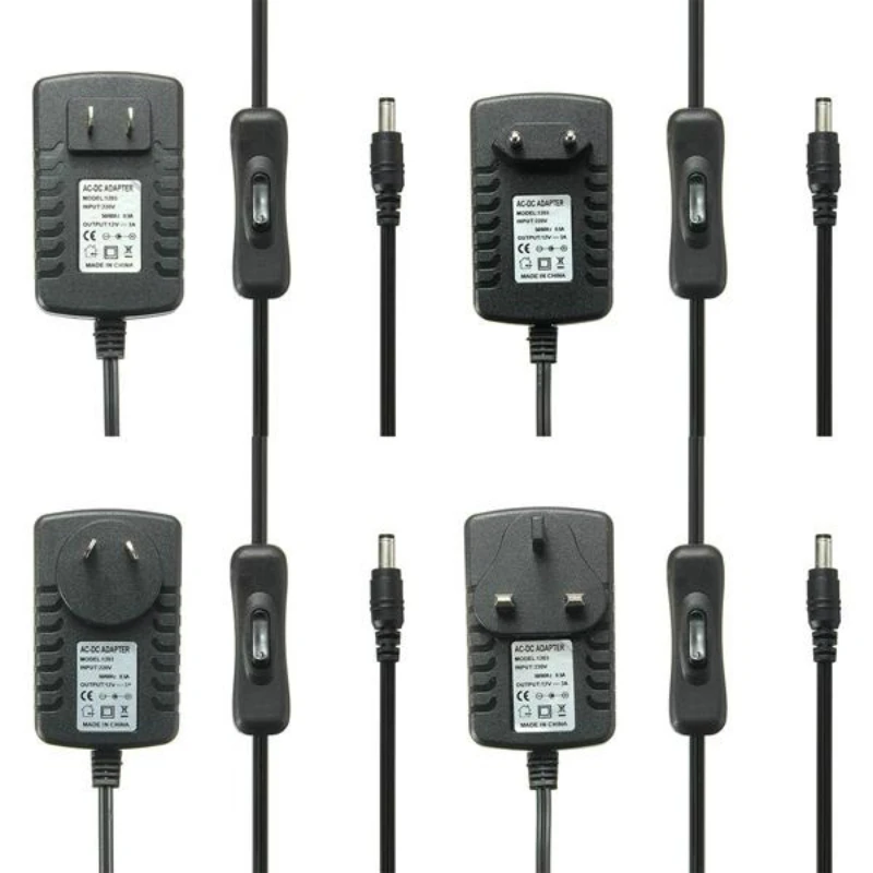 AC 100-240V к DC 12V 2A адаптер питания переключатель для светильник светодиодные ленты