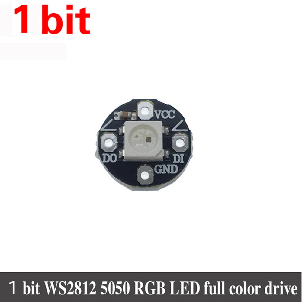 4, 8 12 16 каналов WS2812 WS2812B WS 2811 5050 RGB светодиодный светильник Панель модуль 5V 1Bit 8Bit 12Bit 16Bit 24Bit Радужный светодиодный точное - Цвет: 1