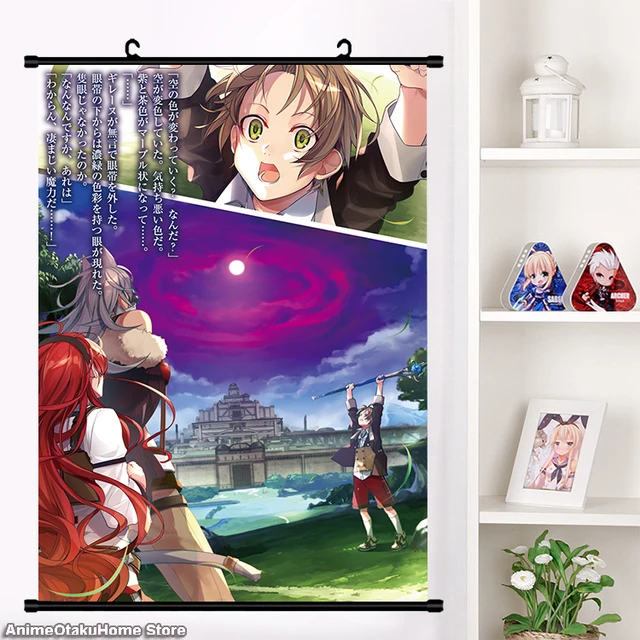 Anime Mushoku Tensei Isekai Ittara Honki Dasu Rudeus Greyrat Cosplay Wall Scroll Mural Poster Wall Hang Poster Home Decor Art Painting Calligraphy Aliexpress