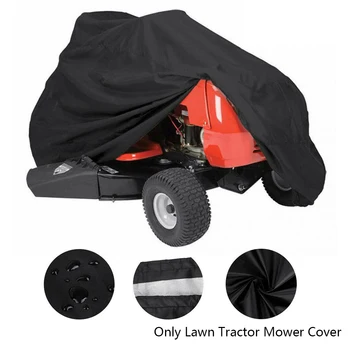 

72"Lawn Mower Cover Waterproof Oxford With Silver Coated Snowblower Cover Shade UV Protection Tractor Cover With A Storage Bag