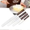 4 6 8 10 inch Spatula Cake Decorating Tools Stainless Steel With Wood Handle Cream Knife Spatula for Cake Smoother Icing ► Photo 3/6