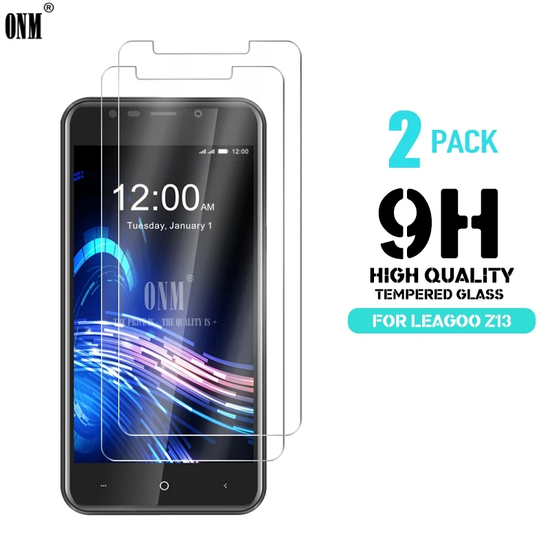 

2 Pcs Tempered Glass For LEAGOO Z13 Screen Protector 2.5D 9H Premium Tempered Glass For LEAGOO Z13 Screen Protective Film