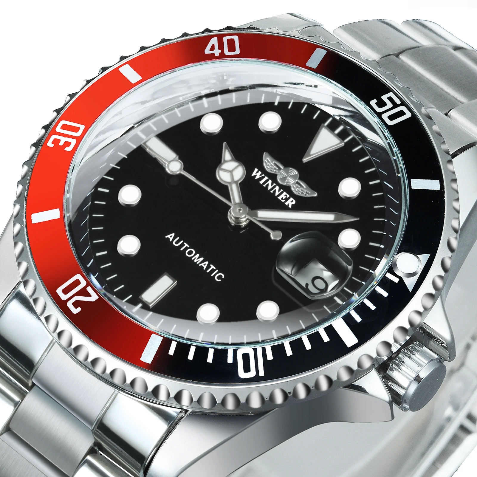 Часы наручные WINNER Мужские механические модные классические спортивные в стиле