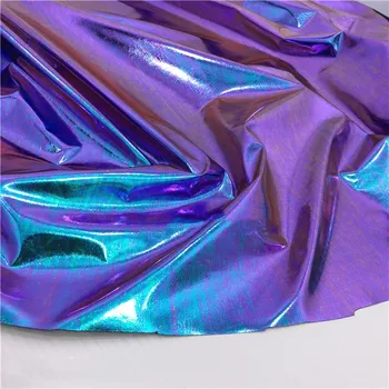 

150cm*100cm Gold silver bright bikini fabric Ultra-thin soft elastic decoration ktv wedding performance dance clothing fabric