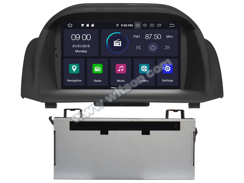 6," Android 9,0 Pie OS автомобильный DVD Мультимедиа Навигация gps радио для Ford Fiesta 2013- с автопроигрыванием/Android Авто поддержка