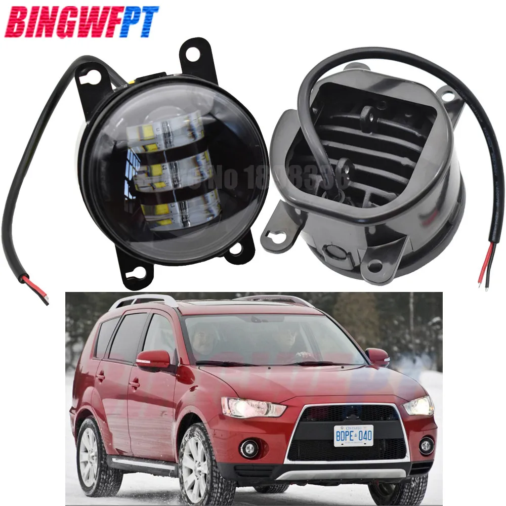 

2pcs/pair Fog Lamp Assembly Super Bright LED Fog Lights For Mitsubishi Outlander XL 2010 For Mitsubishi Pajero 4/IV 2007-2015