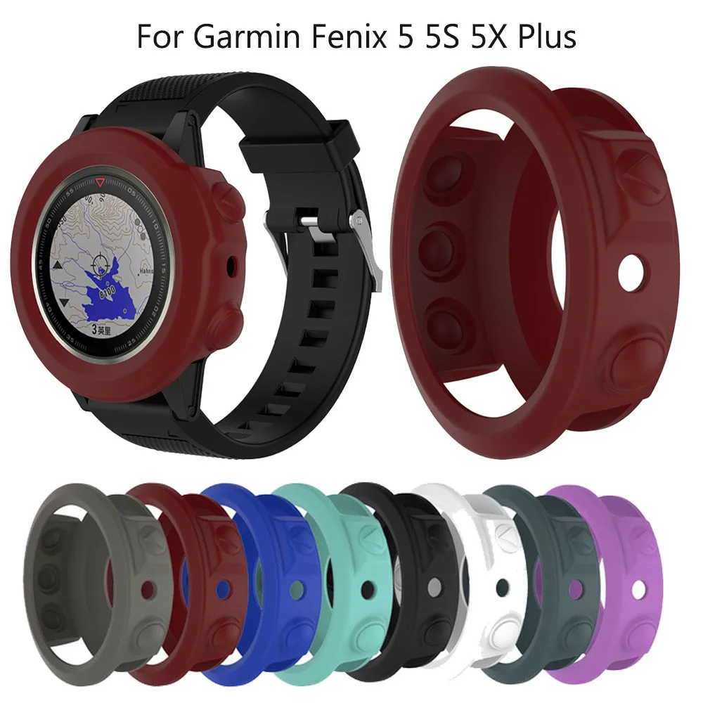 Премиум силиконовый чехол на запястье для Garmin Fenix 5X изысканный мягкий Защитная
