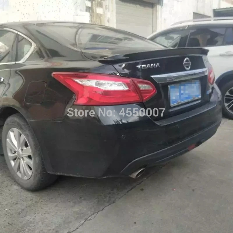 Для nissan altima спойлер teana ABS спойлер из материала задний багажник спойлер на крышу для teana 2013