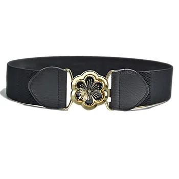 

2019 new fashion korean style buckle elastic wide belt wide cummerbund strap belt waist female women accessories