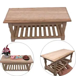 1:12 Кукольный домик миниатюрная мебель мини деревянный чайный столик классические аксессуары для гостиной кукольные домики чайный столик