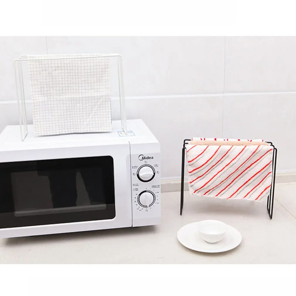 5-Layer Towel Rack Sponge Holder Cupboard Kitchen Organizer Hanging Towel Holder Cabinet Bathroom Organizer Storage Rack