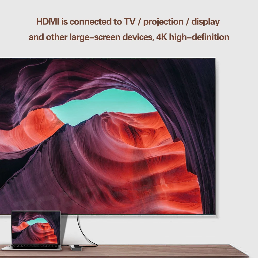 Мульти USB C концентратор к HDMI адаптер USB 3,0 концентратор кард-ридер 5 портов Тип C USB разветвитель Многофункциональный Док-станция TF SD ридер USB C концентратор
