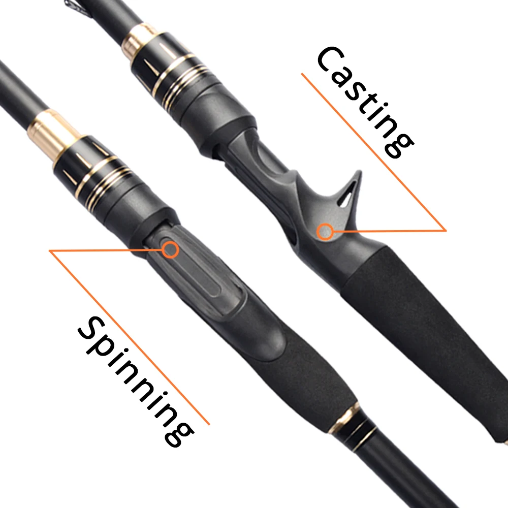 Kastkingブラックホークiiカーボン釣竿スピニングキャスティングロッド
