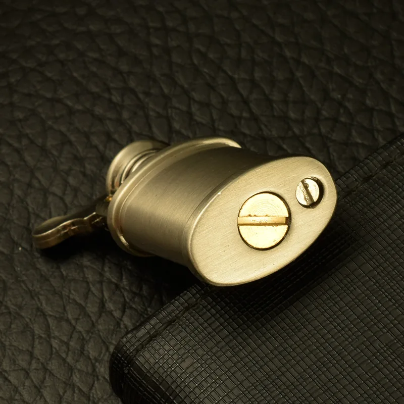 Mini Retro Lighter Refillable Grinding Wheel Creative Gasoline Lighter Kerosene Gift For Men