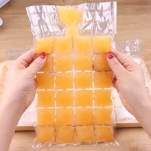 20 сеток одноразовый квадратный пакетик для кубиков льда DIY Плесень 50 шт./компл. лоток с формой для кубиков льда инъекции воды коктейль делает мешок льда сок напиток