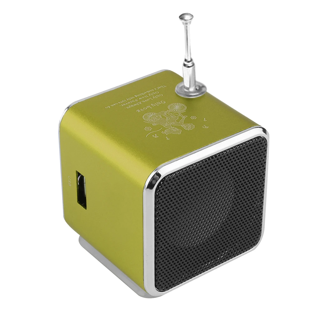 Mini Radio Receiver TD-V26 Digital Portable Speakers LCD Stereo Loudspeaker USB Charging Support TF Card FM Radio Music Player