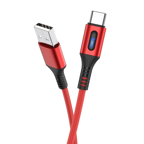 smart power off charging USB Type C Cable 3A USB C Cable Fast Charging Data Cable Type-C USB Charger For Samsung Xiaomi 10