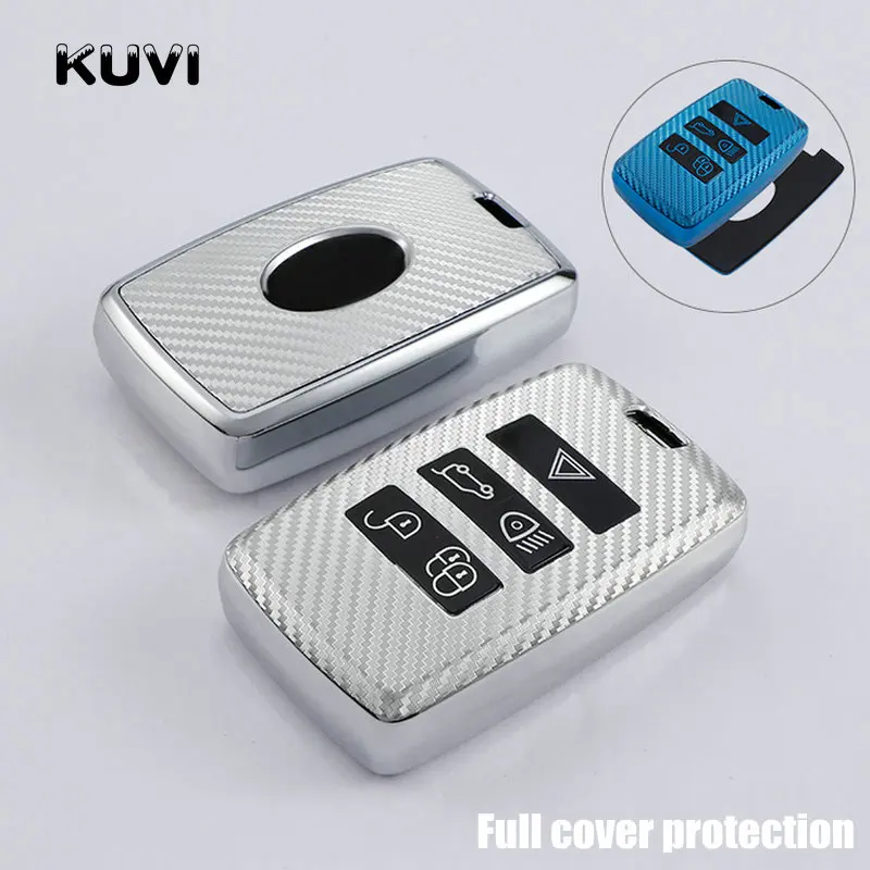 Carbon Tpu Car Key Case Remote Control Protector Cover For Land Rover Range Rover Sport Evoque Velar Discovery 5 2018 2019 2020 - - Racext™️ - - Racext 21