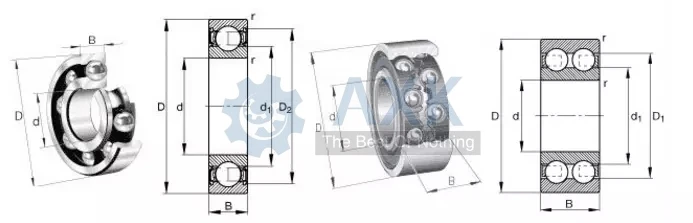 Подшипники S623 S624 S625 S626 S627 S628 S629(1 предмет) 440C Нержавеющая сталь кольца с Si3N4 Керамика шарики подшипника S623 S624 S625