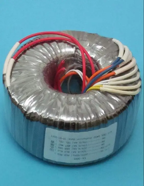 300 Вт тороидальный трансформатор, Выходная мощность: 28V-0V-28V 15V-0V-15V