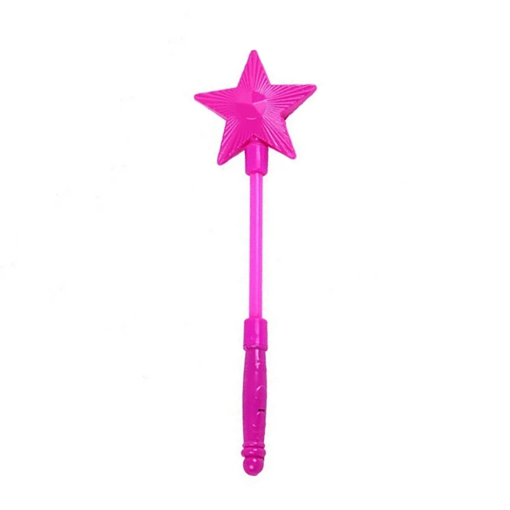 Модный светодиодный светящийся палочка, волшебная палочка с пятиконечной звездой, детская игрушка, подарки на Рождество, светящаяся палочка, Волшебная волшебная палочка для девочек