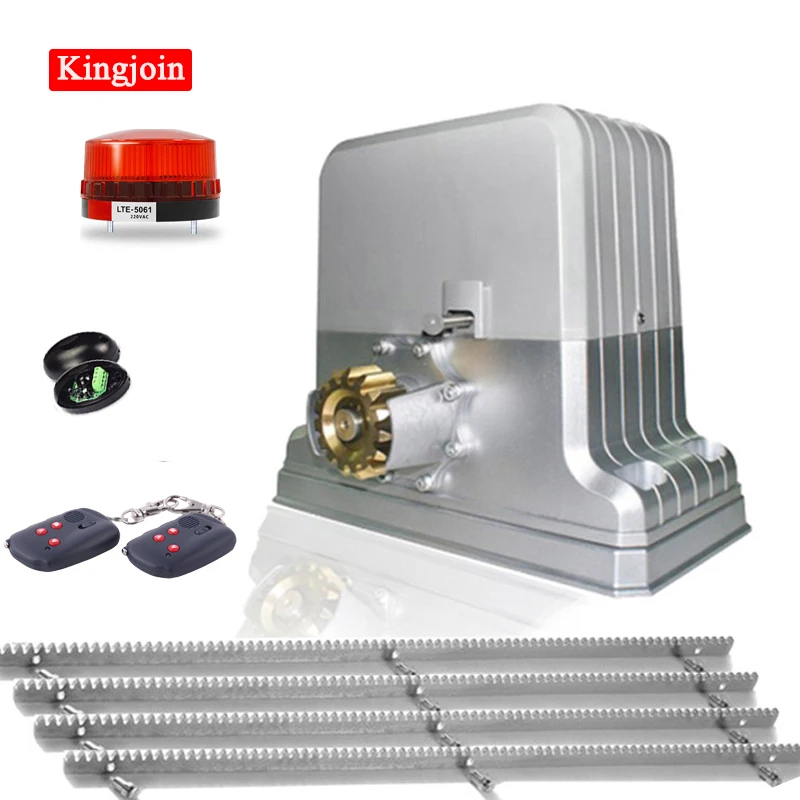 Home Casement Door Complete1800KG Rolling Sliding Opener with 6m Rack Photoelectric Sensor Alarm Light GSM Controller | Безопасность и