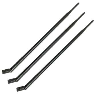

HOT-3PCS 9DBi RP-SMA Dual Band 2.4GHz 5GHz High Gain WiFi Router Wireless Tilt Antenna