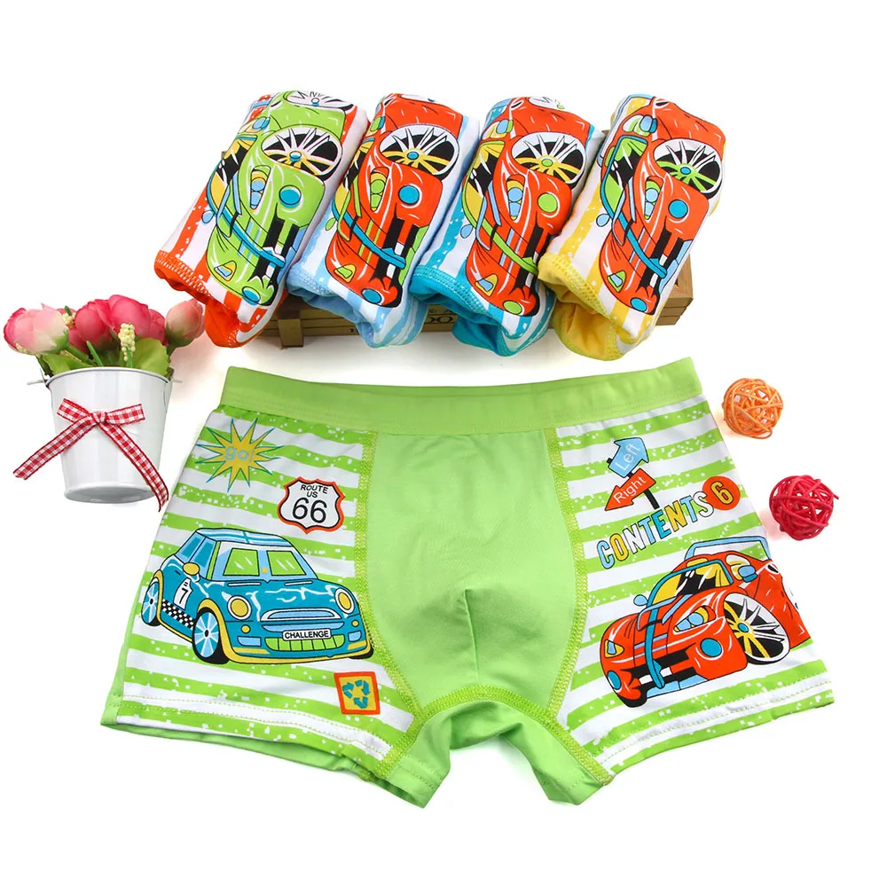 Panties Underwear Baby-Boys Children Briefs Short Cartoon Cotton Cute Year 3pcs/Lot 2-10