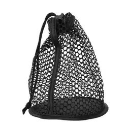 Горячая продажа 1 шт. черная нейлоновая сетка Сетчатая Сумка для гольфа, тенниса 48 шариков для переноски шнурок сумка для хранения сумка для
