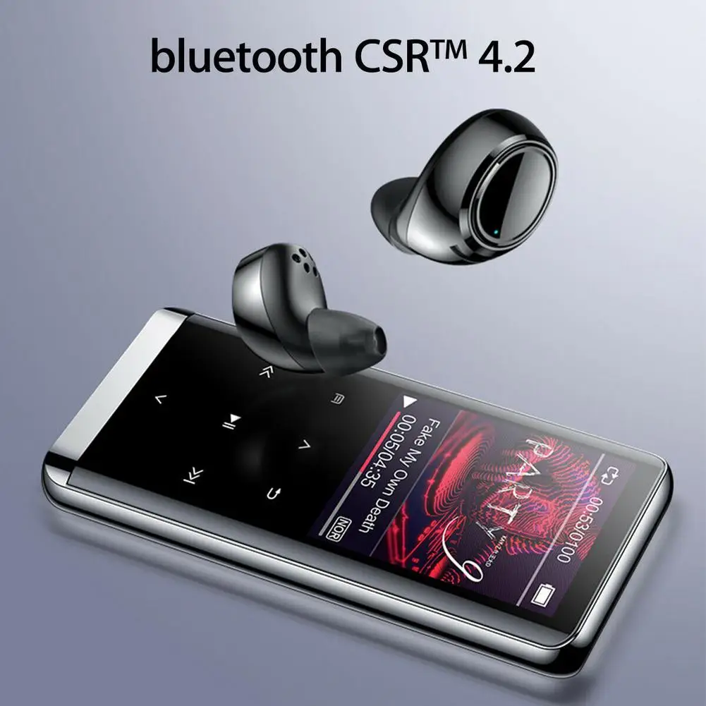 Bluetooth MP3 Player HIFI Sport Music Speakers MP4 Media FM Radio Recorder spotify mp3 player