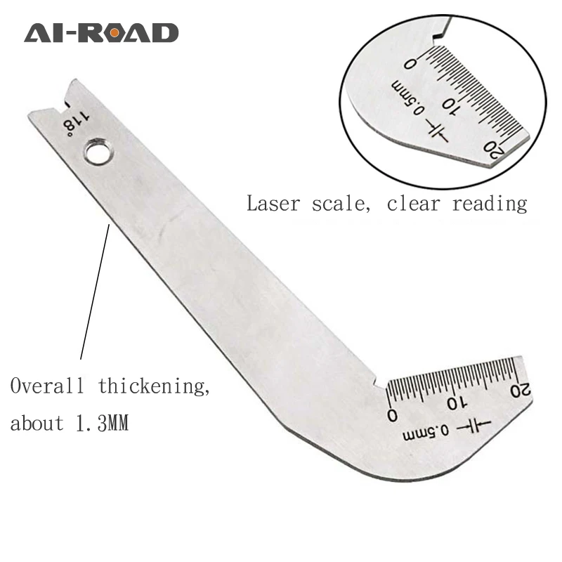 Bit Pattern Drill Template Gauge Welding Inspect Tool Weld Drill Bit Measurement R25 Drop ship