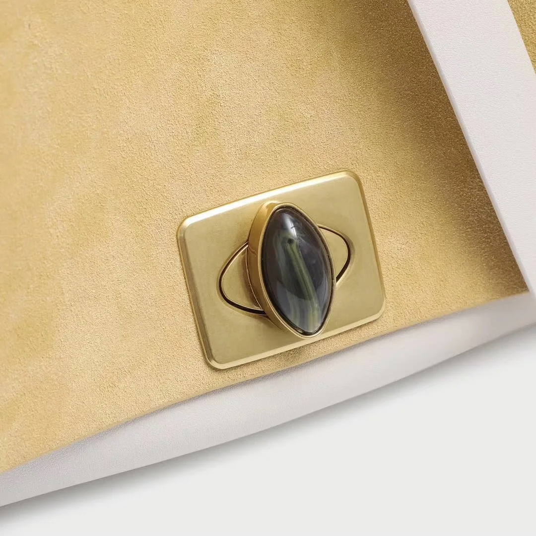 2009 deerskin velvet color cattle hide single shoulder slanting lock knot dumpling bag new large capacity handbag
