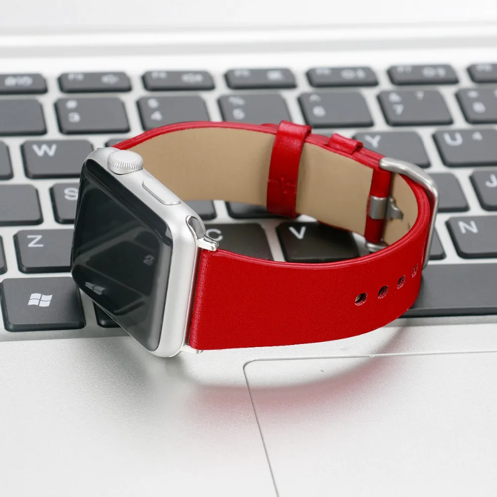 Lerxiuer классический кожаный ремешок для Apple watch band iwatch series 3 2 1 42 мм 38 мм браслет ремешок для часов аксессуары для ремня
