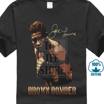 

Joe Louis T Shirt Boxerlegend Gloves Brown Bomber New Fashion Mens Short Sleeve Simple Cotton T Shirts
