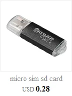 Micro sim sd кард-ридер usb 2,0 кард-ридер высокоскоростной мини USB 2,0 Micro SD TF T-Flash кард-ридер адаптер