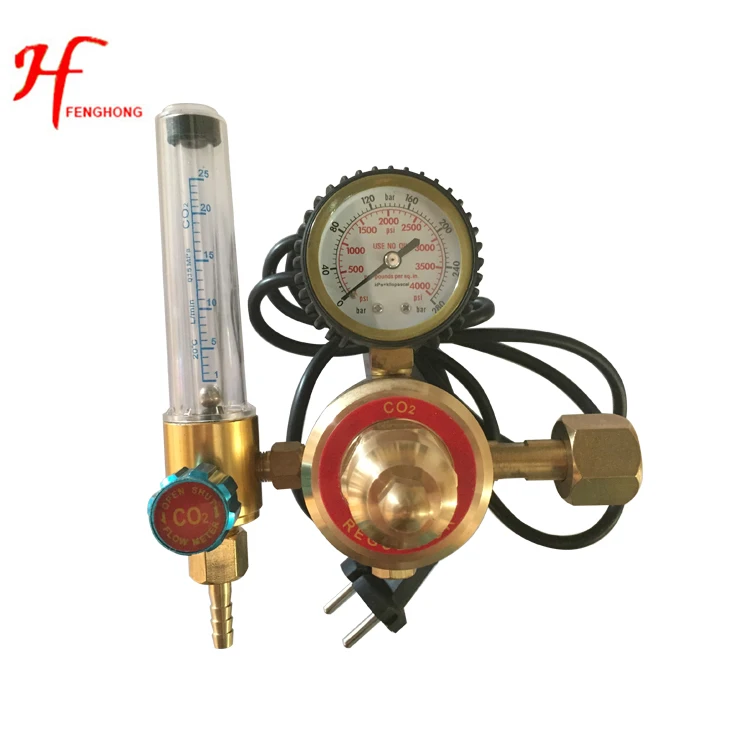 

With 21 years experience brass CO2 Gas Heater Regulator with Flowmeter