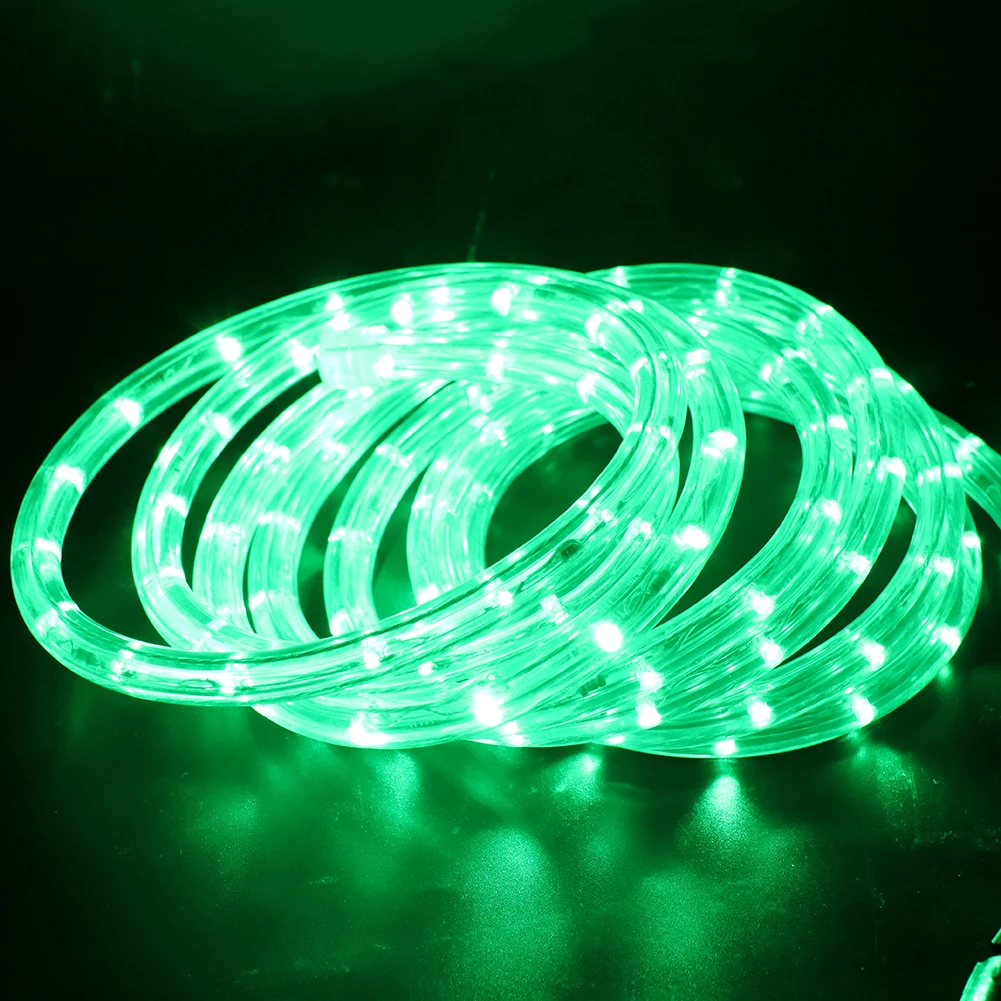 110V Flexible LED Neon Light Strip - Waterproof, 50-330ft Options, Multi-Color Choices, For Holiday, Party, Home & Bar Decor