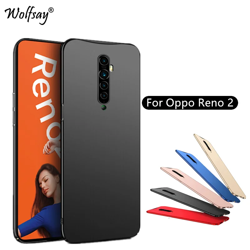 Чехол для Oppo Reno 2 ультратонкий Классический Гладкий матовый чехол телефона из ПК