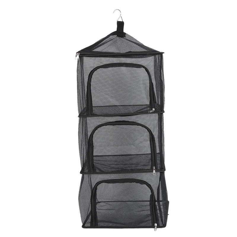 

Dry Net Insect Food Screen,4 Layer Outdoor Camping Camping Storage Bag Camp Kitchen Accessories Food Vegetable Fruit Drying Rack