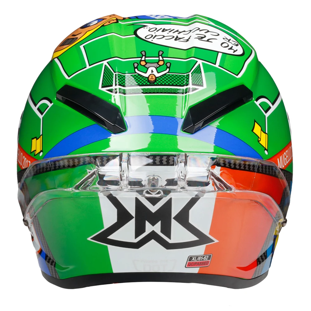 Полный шлем мотоциклетный футбольный человек каска КАСКО Moto Capacete De Motocicleta Cascos Para Moto Casco Мотокросс DOT утвержден