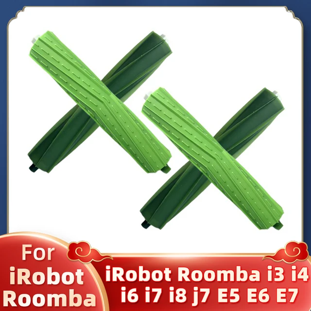 For iRobot Roomba i3 i4 i6 i7 i8 j7 E5 E6 E7 Robot Vacuum Cleaner Spare Parts Accessories Main Side Brush Hepa Filter Dust Bag 2 Pair M-Brush