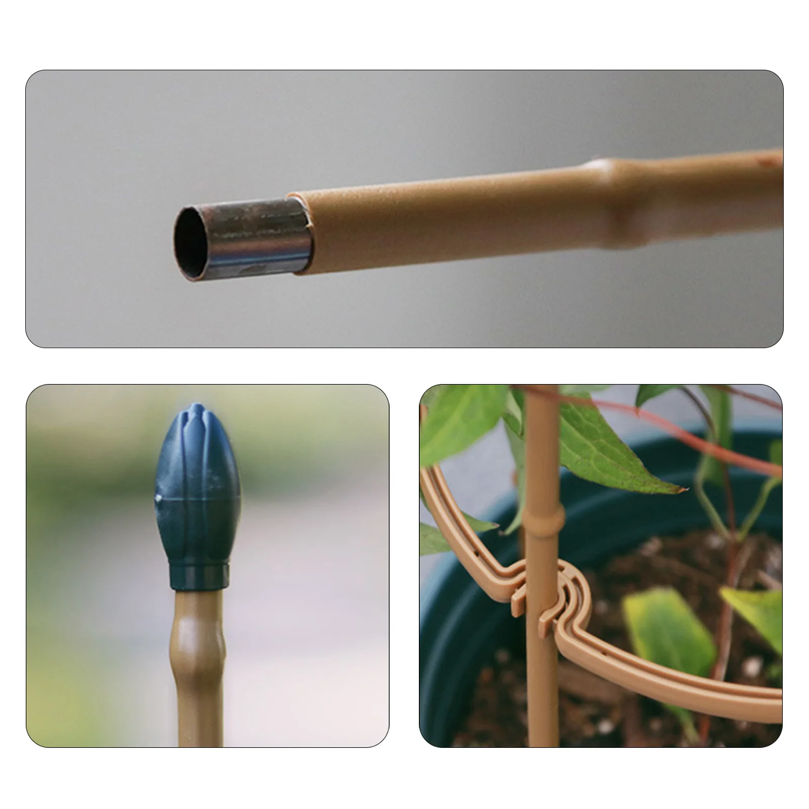 Garden Plant Support Climbing Frame Pot Obelisks Plastic Flower Stand Plant For Garden Decor Bracket Trellis
